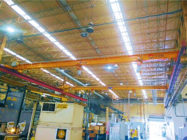 puentes grua monorriel con capacidad de 2 toneladas, polipasto electrico de cadena_